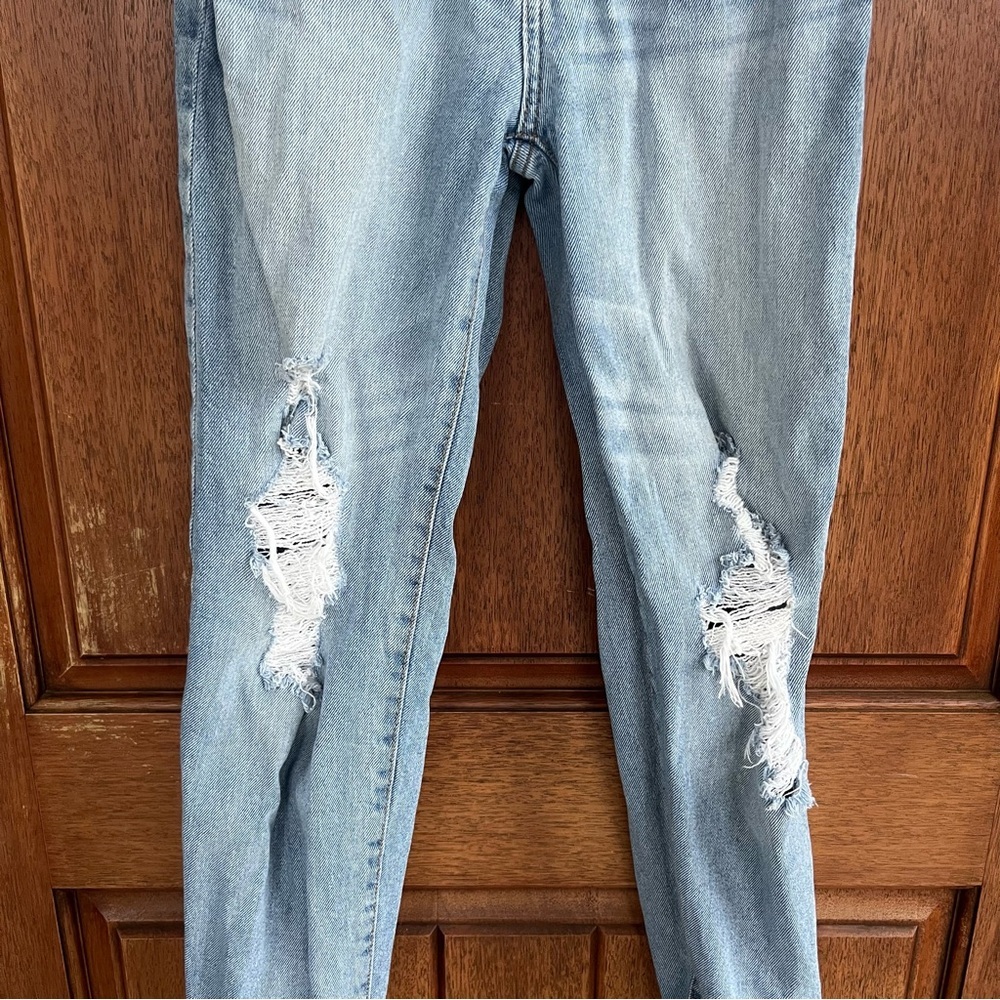 Sol Distressed Straight Leg Jeans - Picture 3 of 8